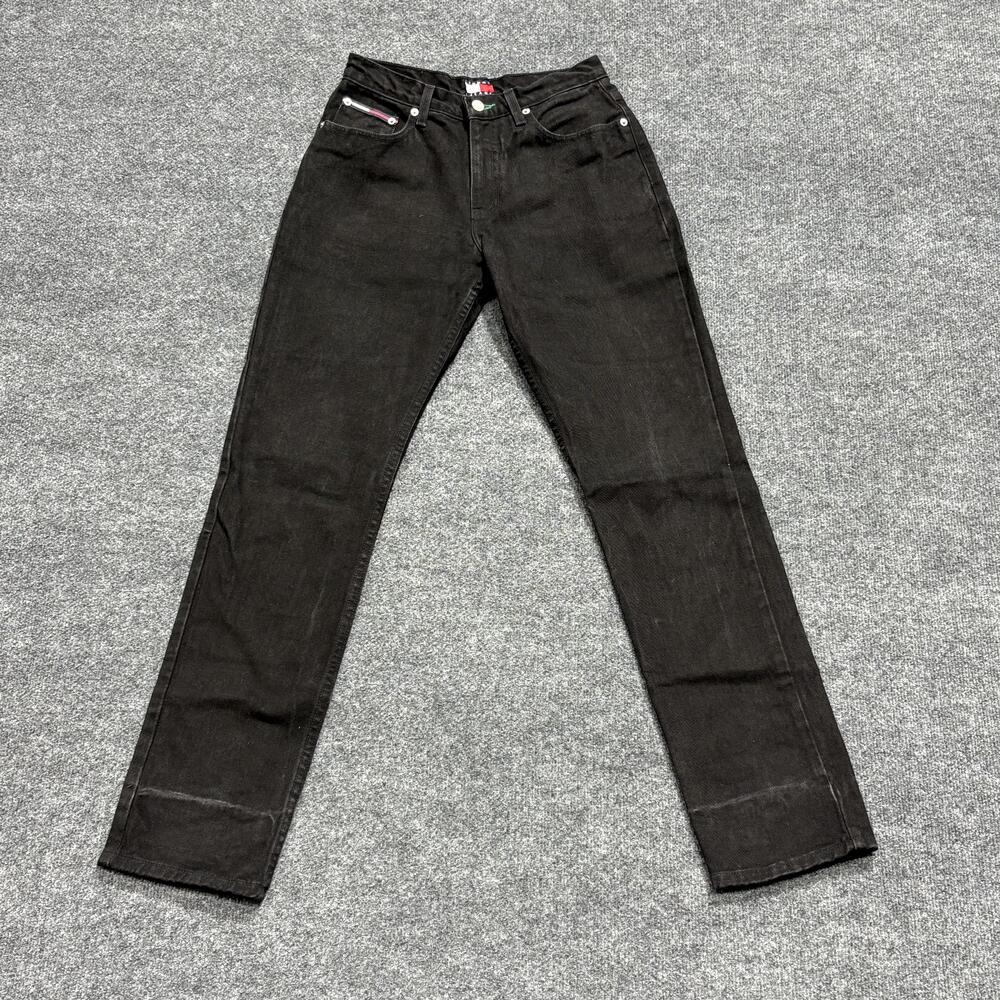 Vintage Tommy Jeans Womens Jeans 5 31 High Rise Straight Hilfiger Denim 90s Y2K